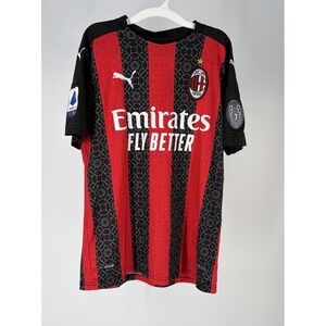2020 2021 AC Milan #11 Ibrahimovic Puma Jersey Shirt Kit Home Red Serie A size M